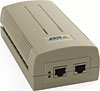 A 1-port High PoE midspan is supplied with the camera