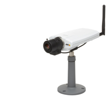 An Axis wireless network camera using 802.11b/g.